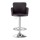 Artiss 4x Swivel Bar Stools PU Leather Brown Adjustable Gas Lift Counter Height with Backrest and Armrests