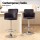 Artiss 4x Swivel Bar Stools PU Leather Brown Adjustable Gas Lift Counter Height with Backrest and Armrests