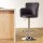 Artiss 4x Swivel Bar Stools PU Leather Brown Adjustable Gas Lift Counter Height with Backrest and Armrests