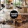 Artiss 4x Swivel Bar Stools PU Leather Brown Adjustable Gas Lift Counter Height with Backrest and Armrests