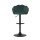 Artiss Bar Stools, Velvet Upholstery, Set of 4, Green, Adjustable Height, Clam Shell Design, Luxurious Seating