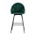 Artiss Mesial 2x Velvet Swivel Bar Stools, Green - Elegant Design, 360° Rotation, Metal Legs, Luxurious Comfort
