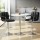 Artiss Contemporary Bar Table & Stools Set - White MDF Steel, 360° Swivel, Height Adjustable for Home & Commercial Use