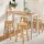Artiss Solid Wood Dining Set: Bar Table & 4 Beech Stools, Pine Finish, 30kg Capacity, Easy Assembly, Non-Toxic Paint