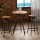 Artiss Industrial Bar Table and Stools Set - Elm Wood Top, Steel Frame, Adjustable Height, 360° Swivel, 1-Year Warranty