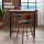 Artiss Industrial Bar Table Set: MDF Top, Solid Wood Stools, PU Leather Seats, 100x40x103cm, for Dining & Kitchen Spaces