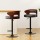 Artiss Bar Stools, Faux Leather, Black, Adjustable 61-81cm, Set of 4 - Contemporary Style for Any Space