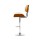 Artiss 2x Bar Stools - White PU Leather, Chrome Gas Lift, Wooden Seat, 130kg Capacity, Easy Assembly, 1-Year Warranty