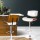 Artiss 2x Bar Stools - White PU Leather, Chrome Gas Lift, Wooden Seat, 130kg Capacity, Easy Assembly, 1-Year Warranty