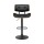 Artiss 2x Cherry Bar Stools - Black PU Leather, Adjustable Height 64-85cm, 360° Swivel, Chrome Base, 150kg Capacity