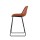 Artiss Fenella Bar Stools - Set of 2, 70cm Seat Height, Brown PU Leather, Steel Frame, Elegant Design, Easy Assembly