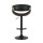 Artiss Bar Stools, PU Leather, Adjustable Height, Black, 60-83cm, Contemporary Design, Set of 2 w/ Armrests