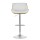 Artiss Galina Bar Stools, PU Leather, Bentwood, White, Adjustable Height 63-83cm, 360° Swivel, Contemporary Style
