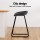 Artiss Ludovic 4x Bar Stools PU Leather Kitchen Dining Chairs, Metal Frame, Footrest, 65cm Seat Height, Black