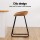 Artiss Ludovic 4x Bar Stools Brown PU Leather 65cm Seat Height Metal Frame with Footrest for Kitchen Dining