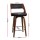 Artiss 2x Swivel Bar Stools - 76cm PU Leather, Solid Wood, Chrome Footrest, Contoured Backrest, Anti-Slip Feet, Black