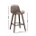 Artiss Bar Stools Set of 4, Vintage PU Leather, Solid Wood, Walnut Finish, 48.5x48.5x88cm, Stylish Home Café Seating