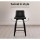 Artiss Felipe 360° Swivel Bar Stools Set of 4 - Black PU Leather, Plywood, Chrome Footrest, 87cm Height, Anti-Slip Pads