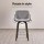 Artiss 4x Velvet Swivel Bar Stools 70cm Grey Padded Seat Solid Wood Frame with Chrome Footrest and Backrest