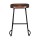 Artiss Bar Stools Pinewood Tractor Seat 65cm Black Legs Vintage Industrial Design Retro Style Pair 1-Year Warranty