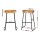 Artiss 4x Tractor Bar Stools 65cm - Vintage Elm Seat & Heavy Metallic Finish, Industrial Design, Retro Style, Black Legs
