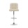 Artiss 2x Bar Stools Beige PU Leather, Gas Lift, Chequered Backrest, 360° Swivel, Height Adjustable, 150kg Capacity