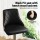 Artiss Black Leather Bar Stool, Bentwood Swivel, Adjustable 95-117cm, Anti-Slip, 150kg Capacity, Easy Assembly