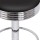 Artiss 4x Black Bar Stools - PU Leather Padded Seat, Chrome Gas Lift, Swivel, Steel Base, 59-81cm Height, 130kg Capacity
