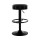 Artiss 2x Anton Bar Stools - Black PU Leather, Gas Lift, Swivel, Chrome Base, 59-81cm Height, Anti-Scratch Protector