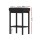 Artiss Set of 4 Metal Bar Stools with PU Leather Padded Seat, 66cm Height, Black, Reinforced Steel Frame
