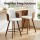 Artiss Wooden Bar Stools 2x 360° Swivel Kitchen Counter Chair Set White PU Plywood 58cm Seat Height