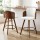 Artiss Wooden Bar Stools 2x 360° Swivel Kitchen Counter Chair Set White PU Plywood 58cm Seat Height
