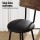 Artiss Set of 4 Industrial Bar Stools, 72cm Black Steel Frame, Upholstered Seat, Anti-Scratch, Easy Assembly