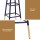Artiss 4x Bar Stools Metal Gold Navy - Stylish Two-Tone Design, Sturdy 120kg Capacity, 76cm Seat Height, Easy Assembly