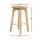 Artiss 2x Bamboo Rattan Bar Stools 67cm Counter Chairs Kitchen Barstools with Footrest, Sturdy & Easy Assembly