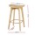 Artiss Set of 4 Bamboo and Rattan Bar Stools 67cm Kitchen Counter Chairs with Footrest, Sturdy Frame, Natural Finish