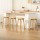 Artiss 4x Bamboo Rattan Bar Stools Counter Height 67cm PVC Rattan Seat Gold Footrest Durable Design Comfortable