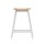 Artiss 2x Bar Stools, Pinewood Legs, 64cm Seat Height, Pine & White, Stylish & Durable Design, 150kg Capacity