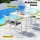 Gardeon 5-Piece Outdoor Aluminium Bar Set with High Back Stools and Bar Table Dark Grey Removable Cushions