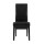Artiss Danson Dining Chairs Set of 2 - Black PU Leather, Foam Padding, Pinewood Frame, Anti-Slip, Easy Assembly