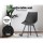 Artiss Dining Chairs Set of 2, Black PU Leather, Steel Legs, Cushioned Back, 53x46x86cm, 150kg Capacity, Modern Design