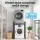 Artiss Over Washing Machine Rack 75cm Black Heavy Duty 200kg Adjustable Shelves Vibration Resistant 3-Tier