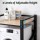 Artiss Over Washing Machine Rack 75cm Black Heavy Duty 200kg Adjustable Shelves Vibration Resistant 3-Tier