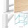 Artiss Over Washing Machine Rack 75cm White Adjustable 3 Shelves 200kg Heavy Duty Storage Shelf for Bathroom