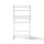 Artiss 2-Tier Over Toilet Bathroom Shelf Rack - Durable Iron Frame, Moisture Resistant, 60x30x120cm, Easy Clean White