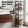 Artiss 5 Tier Black Iron Corner Shower Caddy - 143.5cm Floor Standing Bathroom Organiser with Non-Slip Base