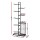 Everfit 7-Tier Ball Storage Rack with Basket, Steel Frame, Black, 58x23.5x145cm - Organise Sports Gear in Garage Gym
