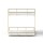 Artiss 2-Tier Bathroom Storage Rack, Gold Marble Look, Iron-Plastic, 18.5x29x25cm, Non-Slip, Rust-Resistant,