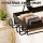 Artiss 3 Tier Over the Door Shower Caddy Hanging Bathroom Storage Organiser Black Clip on No Drill Adhesive