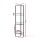 Artiss 4 Tier Black Corner Shower Caddy, Modular Iron Design, 24x33x112cm, Tool-Free Setup, Ventilated for Quick Drying
